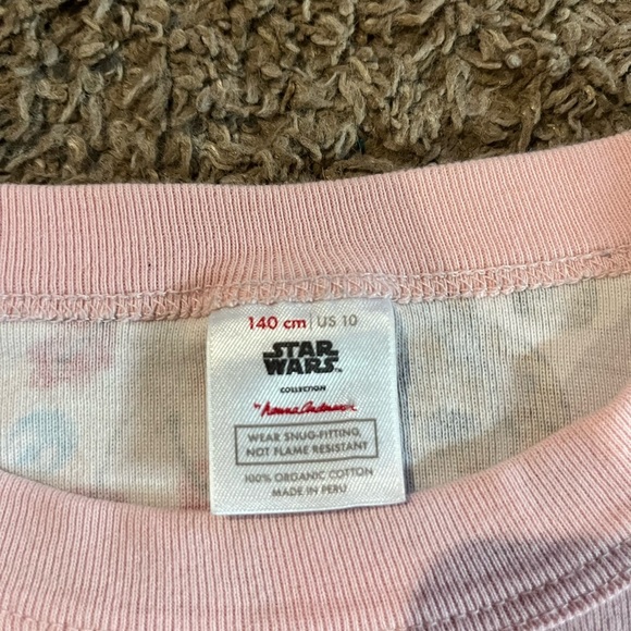 Hanna Andersson Star Wars Pink Character Pajama Set - Picture 3 of 5